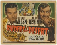 9k149 RAIDERS OF THE DESERT TC 1941 Richard Arlen, Andy Devine & sexy Maria Montez in Arabia!