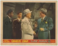 9k754 RED DRAGON LC 1945 Benson Fong, Mantan Moreland Sidney Toler as Charlie Chan, Bonanova