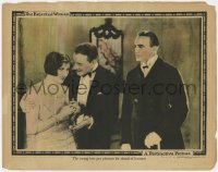 9k757 REJECTED WOMAN LC 1924 Wyndham Standing is jealous of Alma Rubens & Conrad Nagel, rare!