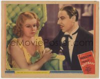 9k768 RIFFRAFF LC 1936 Joseph Calleia asks sad Jean Harlow if she's going to marry him!