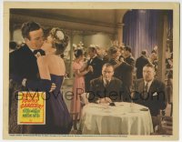 9k777 ROGER TOUHY GANGSTER LC 1944 Preston Foster & Victor McLaglen watch dancing couple kissing!