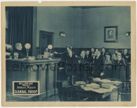 9k796 SCANDAL PROOF LC 1925 Shirley Mason taken from witness stand while pleading with judge, rare!