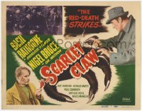 9k157 SCARLET CLAW TC R1948 Basil Rathbone as detective Sherlock Holmes, Nigel Bruce as Dr. Watson!