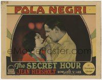 9k808 SECRET HOUR LC 1928 romantic close up of pretty Pola Negri embracing Kenneth Thomson!