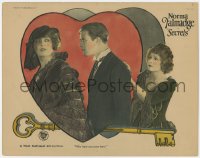 9k809 SECRETS LC 1924 Gertrude Astor is asked why she has come here as Norma Talmadge watches!