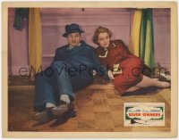 9k813 SEVEN SINNERS LC 1936 Edmund Lowe & Constance Cummings looking surprised on floor!