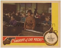 9k827 SHERIFF OF LAS VEGAS LC 1944 Bobby Blake as Little Beaver standing in classroom!