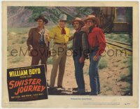 9k844 SINISTER JOURNEY LC #6 1948 William Boyd as Hopalong Cassidy, Andy Clyde and Rand Brooks!
