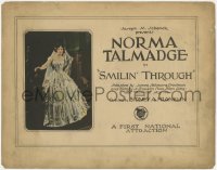 9k172 SMILIN' THROUGH TC 1922 beautiful Norma Talmadge in bridal gown, she's in a dual role, rare!