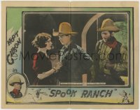 9k857 SPOOK RANCH LC 1925 cowboy hero Hoot Gibson walks right into the enemies' trap!