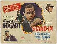 9k176 STAND-IN TC R1948 Leslie Howard, sexy Joan Blondell, smoking Humphrey Bogart!