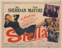 9k177 STELLA TC 1950 sexy Ann Sheridan is trying to be good to Victor Mature!