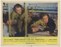 9k866 STORY OF DR. WASSELL LC 1944 c/u of Gary Cooper & Signe Hasso in bunks, Cecil B. DeMille