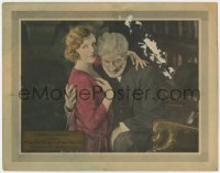 9k867 STRANGER OF THE NORTH LC 1924 close up of Ruth Dwyer comforting sad Charles E. Graham!