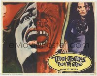 9k884 TERROR-CREATURES FROM THE GRAVE LC #2 1967 incredible artwork image of Barbara Steele & demon!