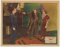 9k916 TRICK FOR TRICK LC 1933 Sally Blane watches Victor Jory accuse Ralph Morgan, ultra rare!