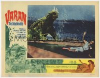 9k931 VARAN THE UNBELIEVABLE LC #8 1962 special FX image of the wacky dinosaur monster attacking!