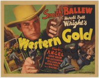 9k201 WESTERN GOLD TC 1937 great c/u of cowboy hero Smith Ballew, from Harold Bell Wright story!