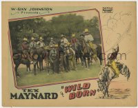 9k973 WILD BORN LC 1927 cowboy hero Kermit Tex Maynard & friends tie up all the bad guys!