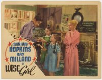 9k977 WISE GIRL LC 1937 Miriam Hopkins watches Ray Milland give money to his two daughters!