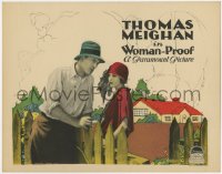 9k982 WOMAN-PROOF LC 1923 Thomas Meighan refuses to marry even though he will inherit a fortune!