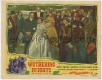 9k986 WUTHERING HEIGHTS LC R1944 David Niven & Merle Oberon are married, but she can't forget!