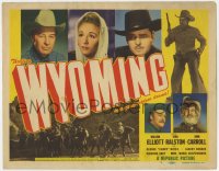 9k205 WYOMING TC 1947 William 'Wild Bill' Elliott, Vera Ralston, John Carroll, Gabby Hayes