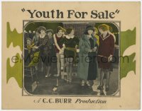 9k995 YOUTH FOR SALE LC 1924 girls drink bootleg liquor at speakeasy & one goes blind, ultra rare!