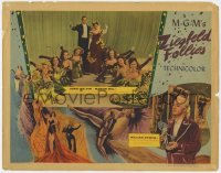 9k997 ZIEGFELD FOLLIES LC #3 1945 William Powell as Flo, Melton & Bell w/ girls, cool border art!