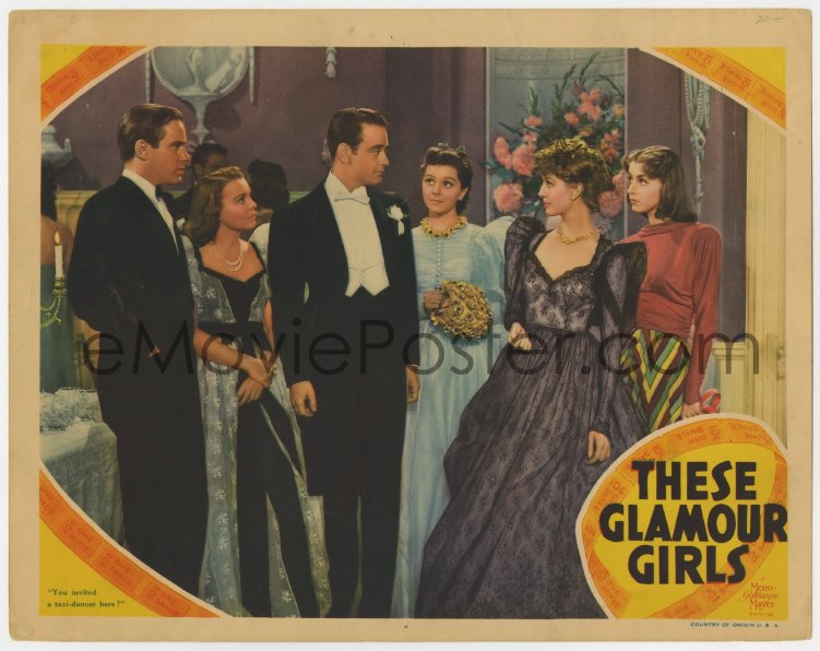 eMoviePoster.com: 9k889 THESE GLAMOUR GIRLS LC 1939 Lew Ayres, Richard ...