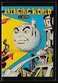 9m243 AVENGING WORLD comic book 1973 Steve Ditko's comic series published by Bruce Hershenson!