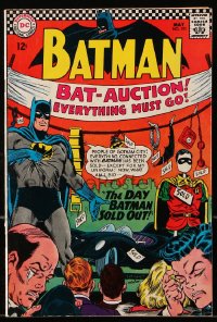 9m245 BATMAN #191 comic book May 1967 Bat-Auction, everything must go, The Day Batman Sold Out!