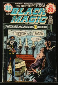 9m254 BLACK MAGIC #6 comic book October-November 1974 a hair-raising experience on the 13th floor!