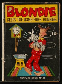 9m259 BLONDIE #31 comic book 1938 Feature Book, Chic Young, Keep the Home-Fires Burning!
