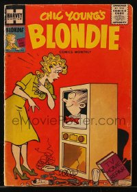 9m258 BLONDIE #85 comic book December 1955 created by Chic Young, TV home repair!
