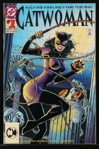 9m285 CATWOMAN #1 comic book August 1993 when she's bad, she's very, very bad, first issue!