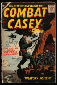 9m288 COMBAT CASEY #32 comic book March 1957 infantry's red-bearded riot somewhere in North Korea!