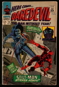 9m305 DAREDEVIL #26 comic book March 1967 The Man Without Fear, Stilt-Man Strikes Again!