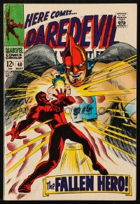 9m317 DAREDEVIL #40 comic book May 1968 The Man Without Fear, The Fallen Hero!
