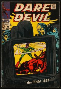 9m322 DAREDEVIL #46 comic book November 1968 The Man Without Fear, The Final Jest!