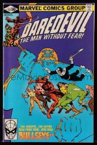 9m295 DAREDEVIL #172 comic book July 1981 The Man Without Fear, Kingpin, Bullseye, Gangwar!