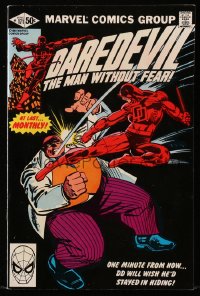 9m294 DAREDEVIL #171 comic book June 1981 The Kingpin will make him wish he stayed in hiding!