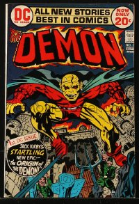 9m335 ETRIGAN THE DEMON #1 comic book August-September 1972 Jack Kirby's startling new epic origin!