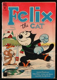 9m339 FELIX THE CAT #7 comic book February-March 1949 written & drawn especially for this book!