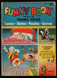 9m347 FUNNY BOOK #5 comic book Autumn 1943 Comics, Stories, Puzzles & Games for young folks!
