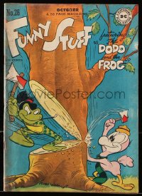 9m348 FUNNY STUFF #26 comic book October 1947 featuring the Dodo and the Frog!