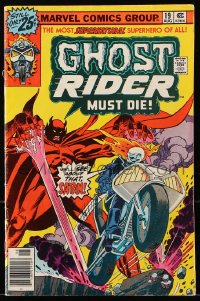9m352 GHOST RIDER #19 comic book August 1976 Marvel Comics, we'll see about that, Satan!