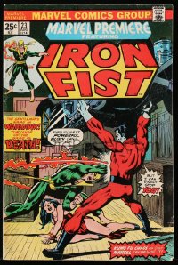 9m370 IRON FIST #23 comic book August 1975 The Name is Warhawk, the name of the game is DEATH!