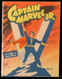 9m382 MIGHTY MIDGET COMICS #11 4x5 comic book 1942 Captain Marvel Jr. fights for Victory!