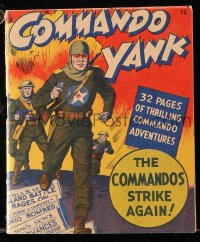 9m383 MIGHTY MIDGET COMICS #12 4x5 comic book 1942 Commando Yank, 32 pages of thrilling adventures!